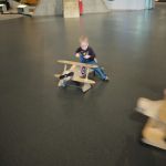 Isaac zooming around too