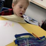 fell asleep colouring at daycare!