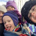 hanging out with Ms. Zoe