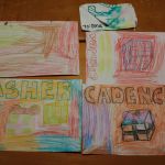 Isaac making gifts for everyone