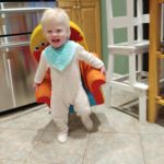 Cadence carries this chair everywhere!