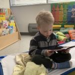 reading during nap time