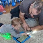 new tablet from Grandma and Papa