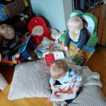 reading corner in the playroom