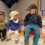 getting ready to go outside