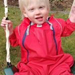 Cadence on the big-kid swing