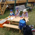 snack time at Oma and Opa's house