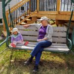 distance visit with Oma