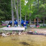 lunch at the cottage