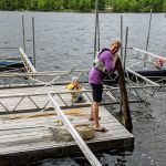 this year's method to put in the new dock set up