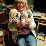 "string" for Oma's birthday as suggested by Isaac