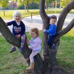 in a tree with Violet