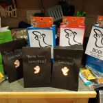 we got ghosted!!! A week full of treats in lieu of trick or treating