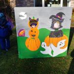 a neighbour's front yard decoration for photo ops