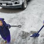 Excited to shovel the snow!