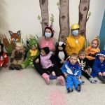 Toddler room Halloween!