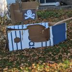 our makeshift pirate ship