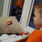 making a friendship bracelet