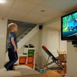 watching TV - active sport