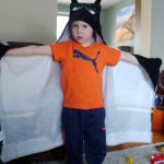 Isaac got a gift too!! BATMAN