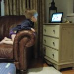 loves watching the digital frame