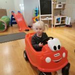 driving "Papa's car"