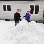 Opa made a snow mountain!