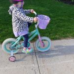 learning to ride a pedal bike