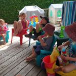 snack with Inez and Olivia