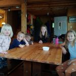cottage with cousins Lyla and Finley