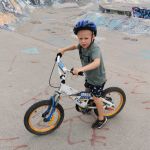 biking the skatepark