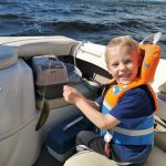 another catch on Uncle Matt's boat