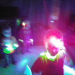 glow party with Uncle Greg