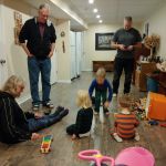 playing at Oma and Opa's