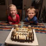 Oma made a castle cake!